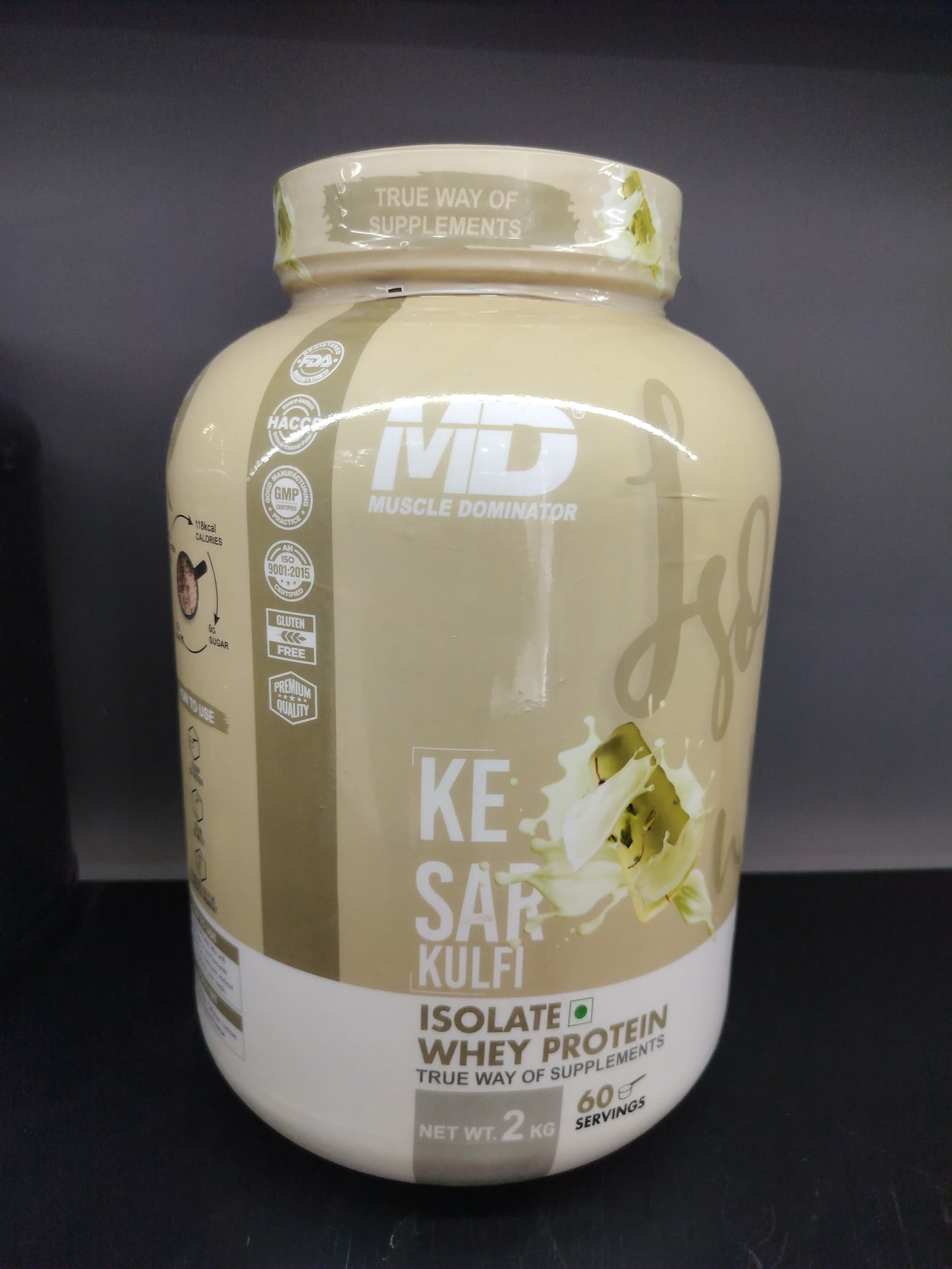 MD Isolate Whey Protein | 28 G Protein | 6 G BCAA