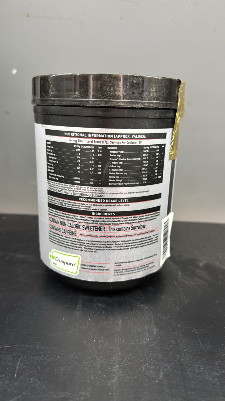 MuscleBlaze WrathX - 300g