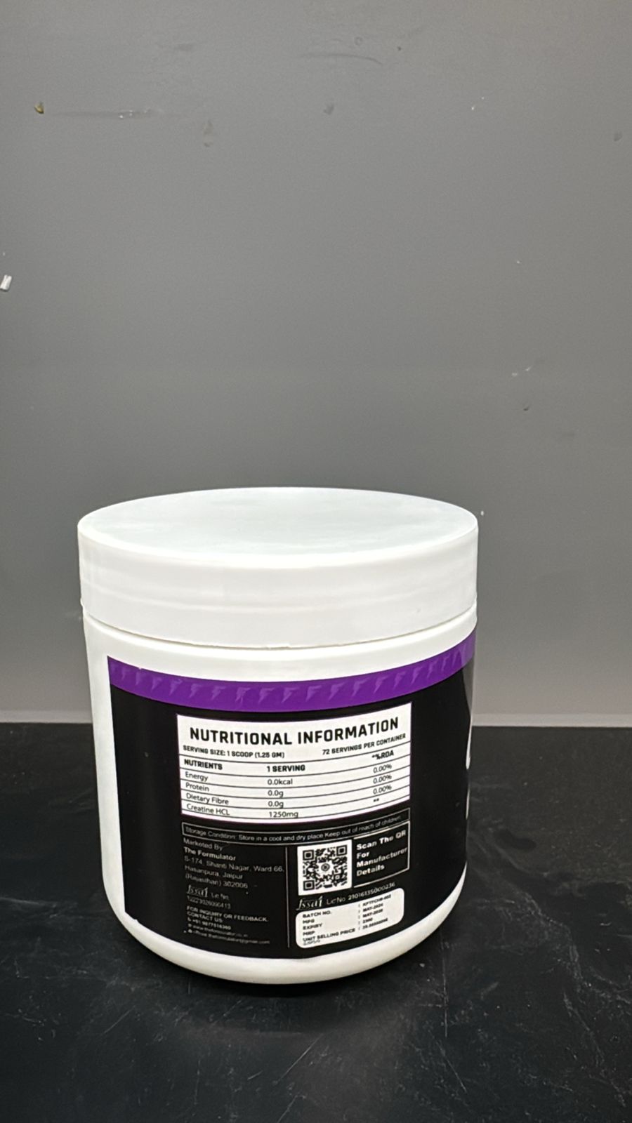 Formulator Creatine HCL Hardcore - 90g