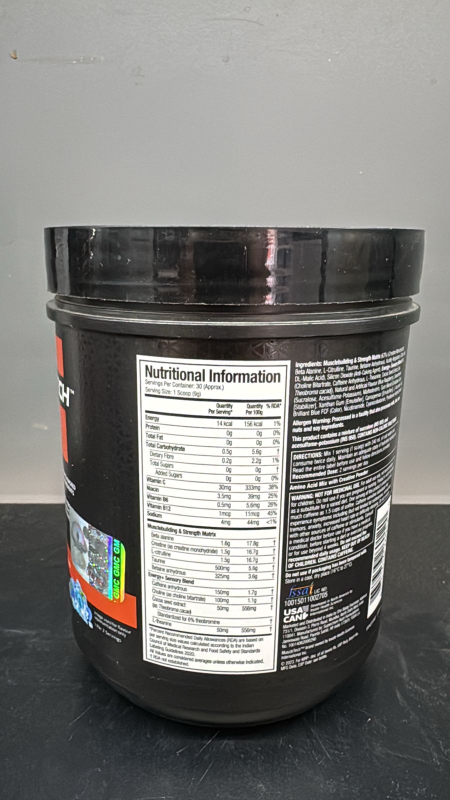MuscleTech Vapor X5 - 270g