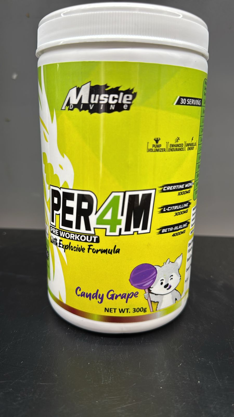 Muscle Divine Per4m Candy Grape - 300g