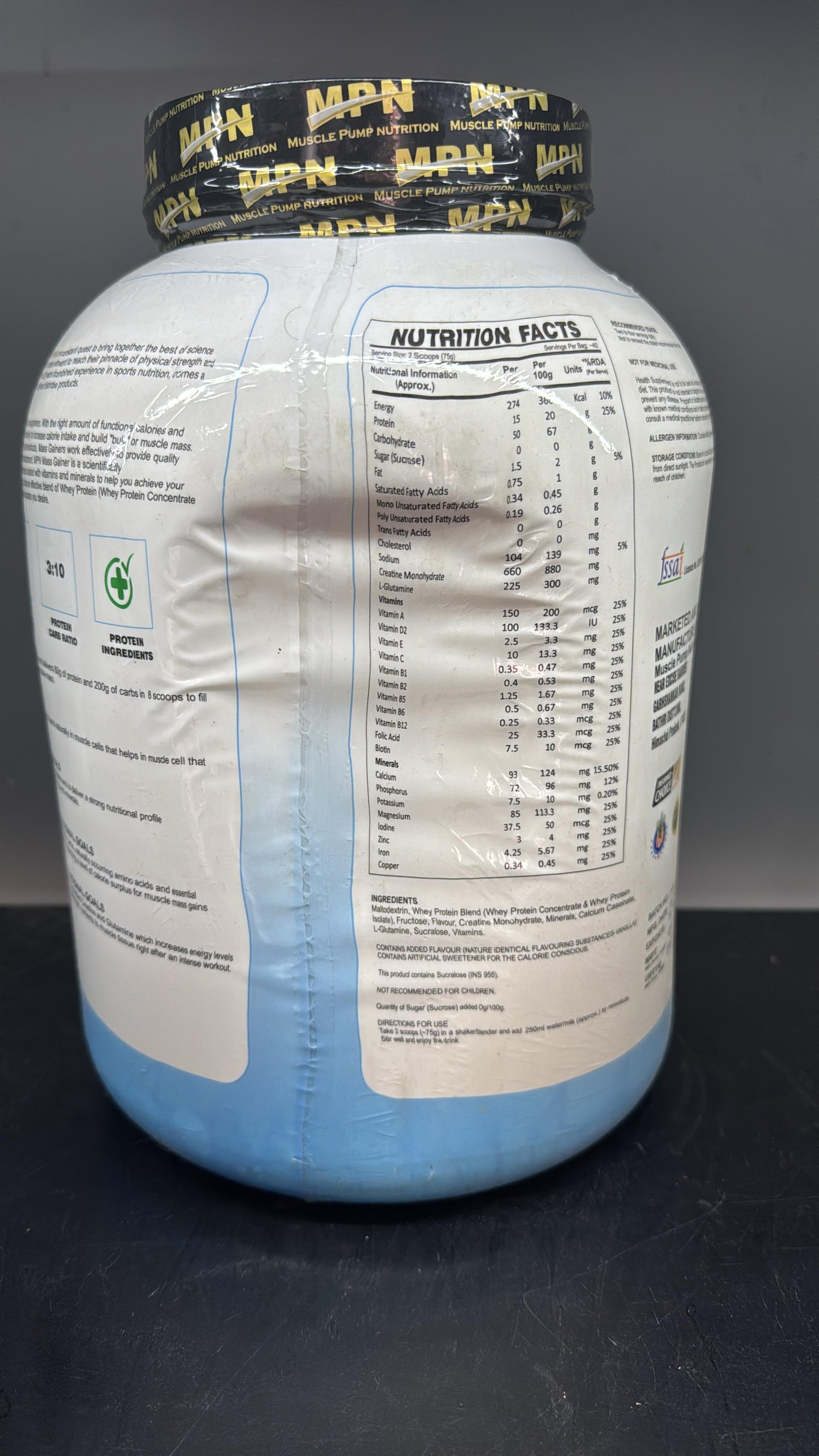 Muscle Pump Nutrition Tiger Mass Gainer 2 kg