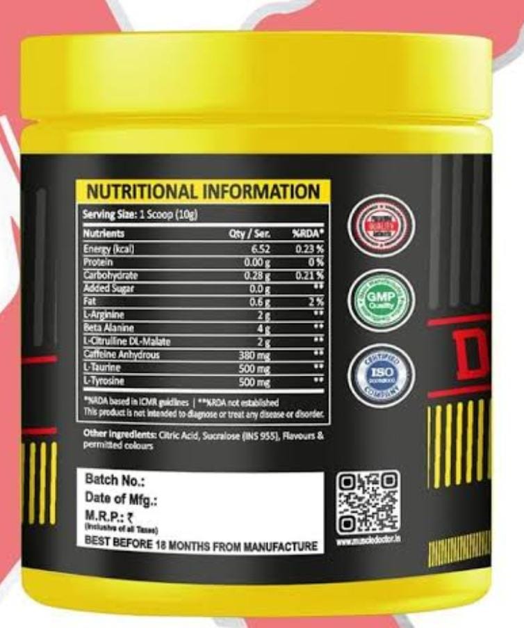 DOSE 8 PREWORK OUT 300GM