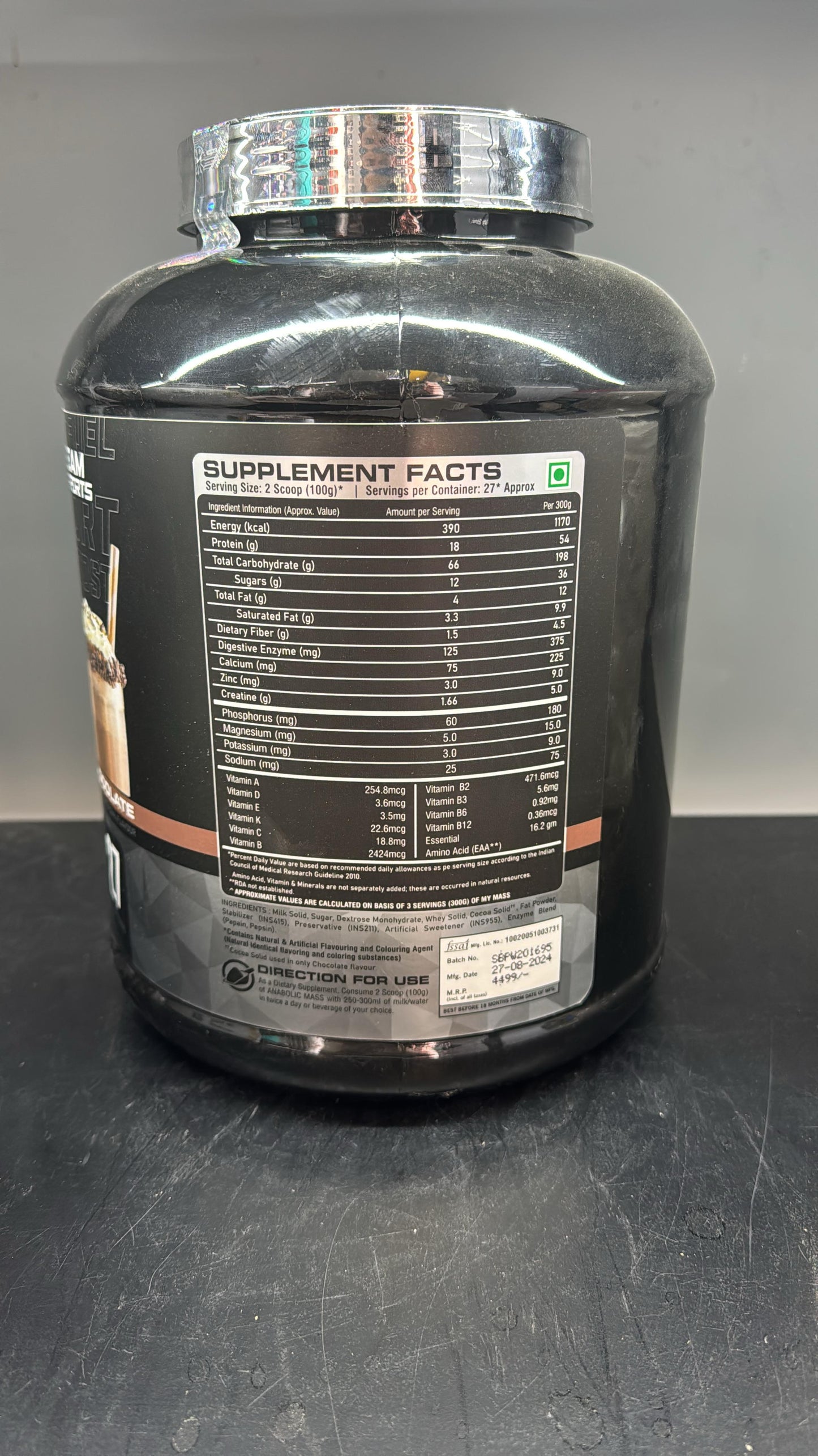 Dream Sports CREA Mass Gainer 2.75 kg