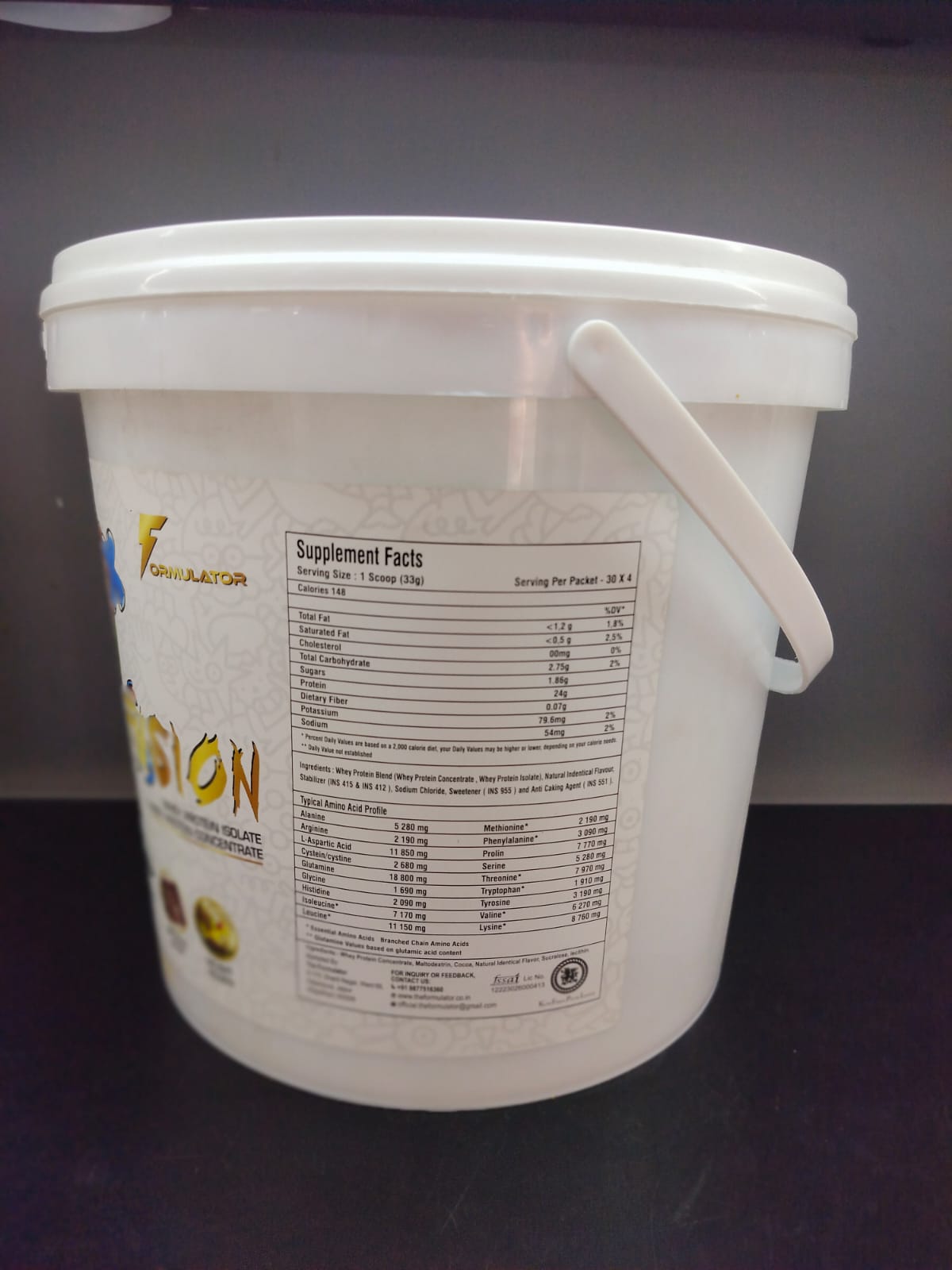Formulator Fusion Whey Protein 4kg Bkt