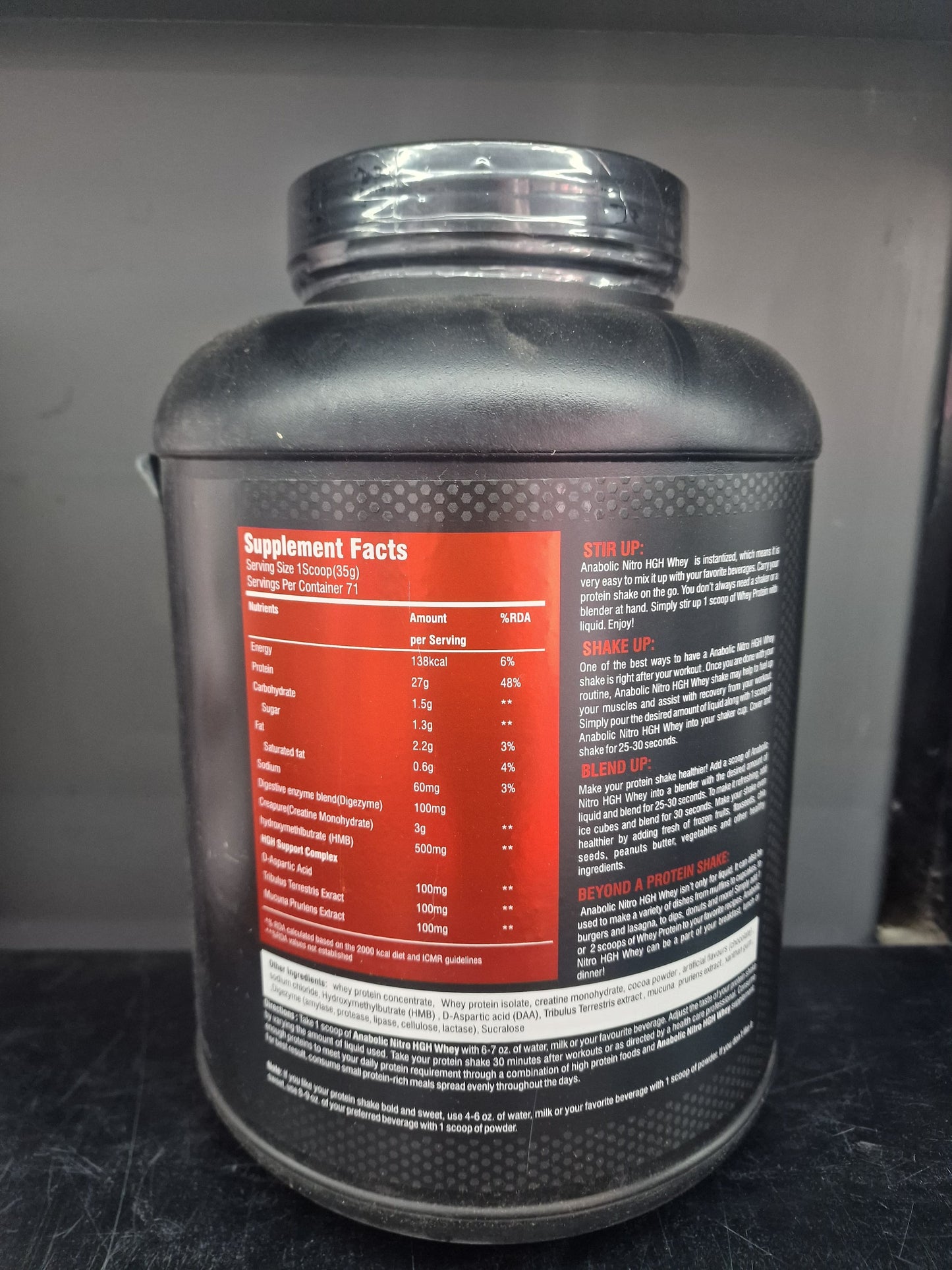 Hgh Whey Anabolic Muscle 2.5kg