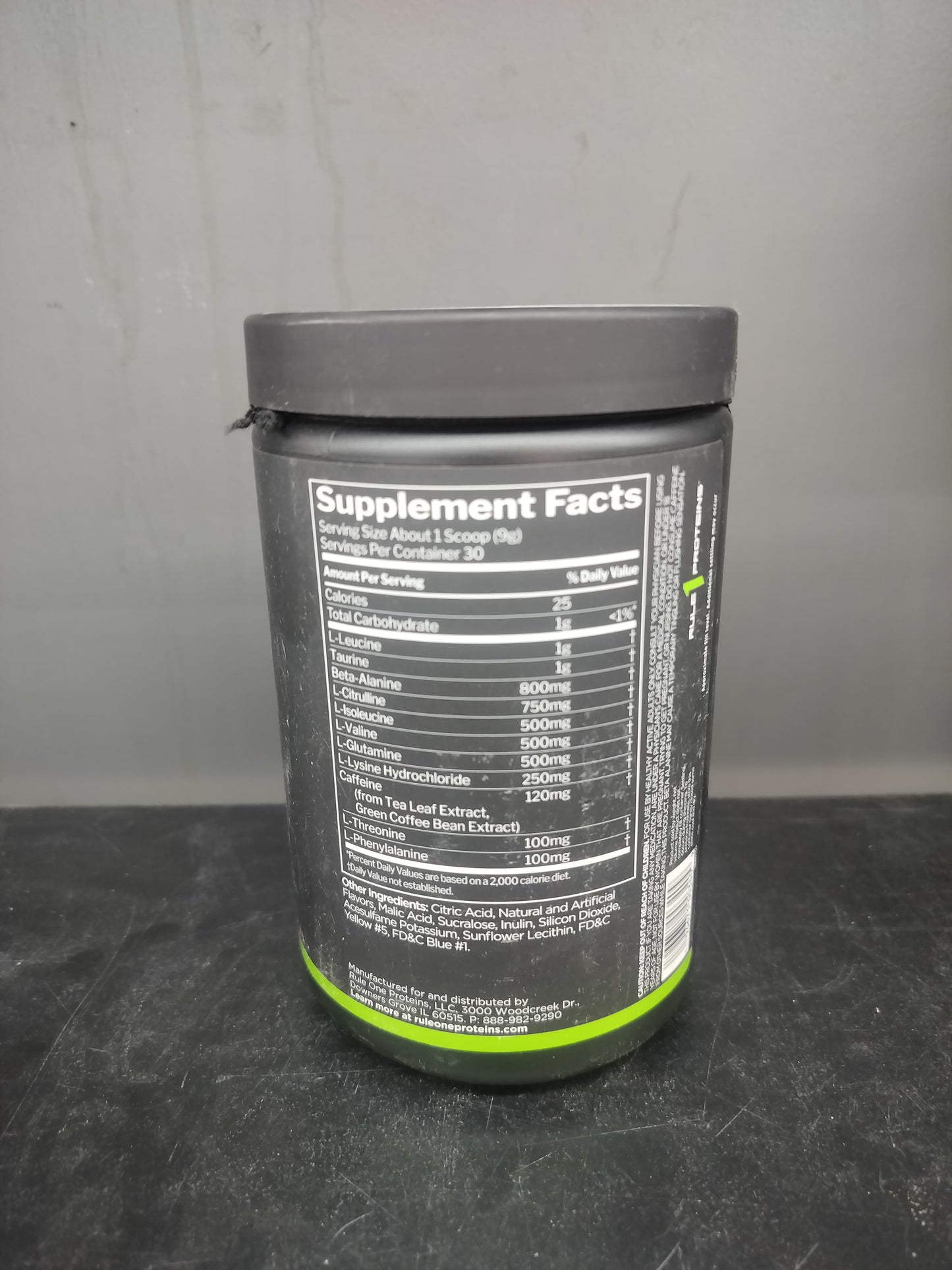 Rule One Energized Amino 270Gm