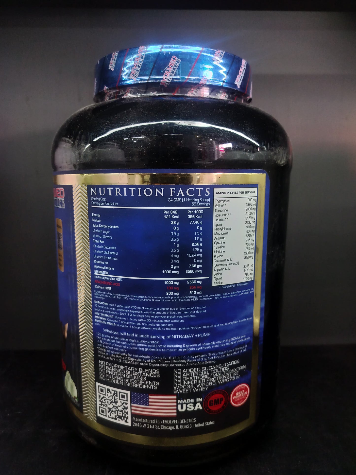 Nitra Bay Pump Protein 2Kg