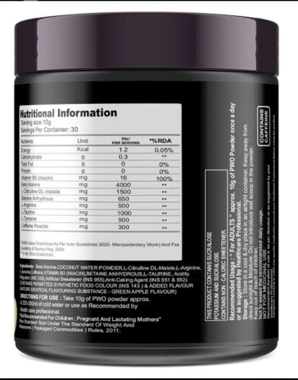 GAP SPORT PWD PREWORK OUT 300GM