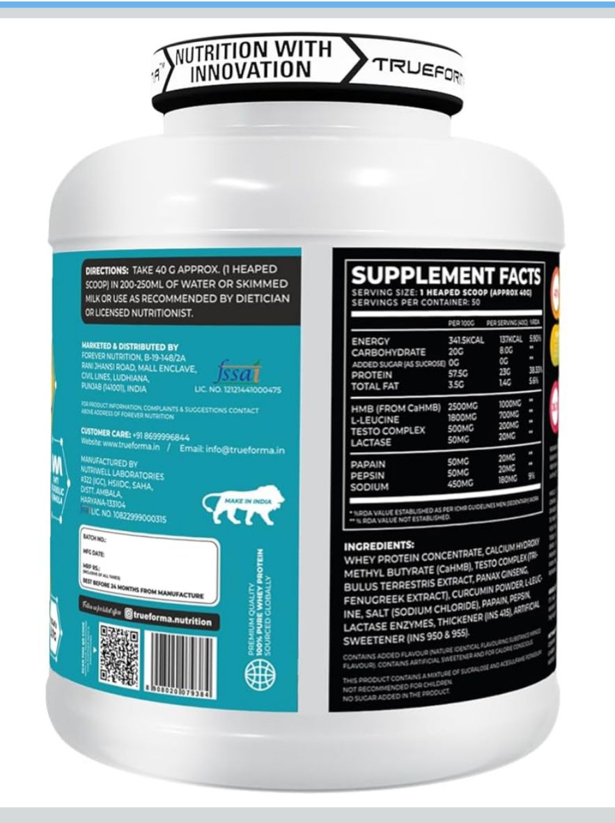 TRUEFORMA WHEY+ 2KG