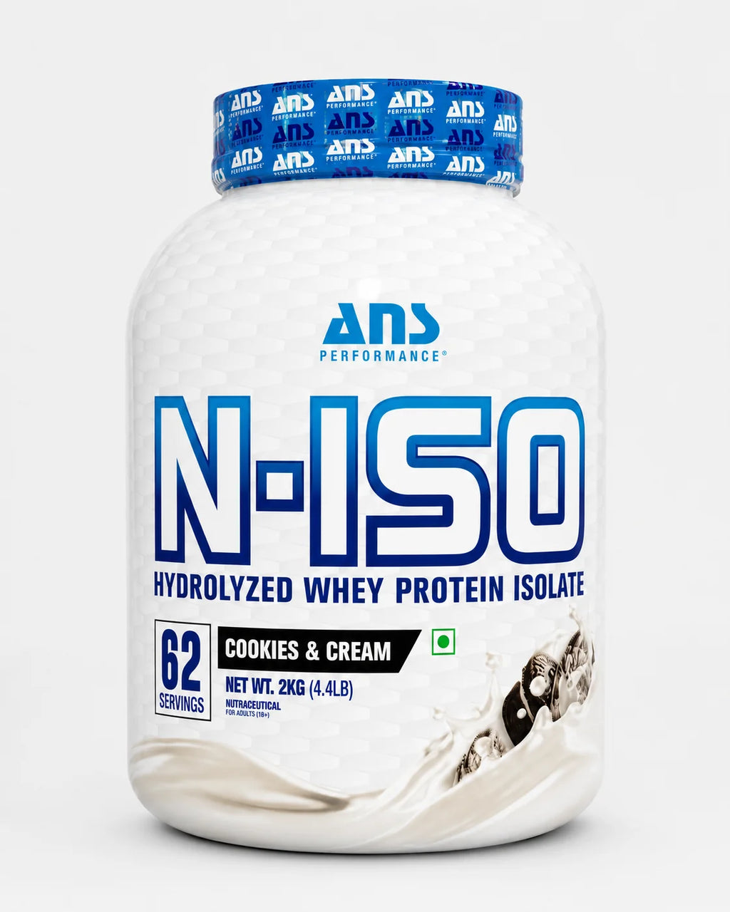 ANS Performance N-ISO Hydrolyzed Whey Protein Isolate (Milk Chocolate / Cookies & Cream | Vanilla) 4.4LB (2kg)