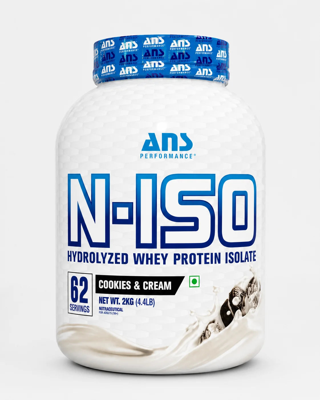 ANS Performance N-ISO Hydrolyzed Whey Protein Isolate (Milk Chocolate / Cookies & Cream | Vanilla) 4.4LB (2kg)