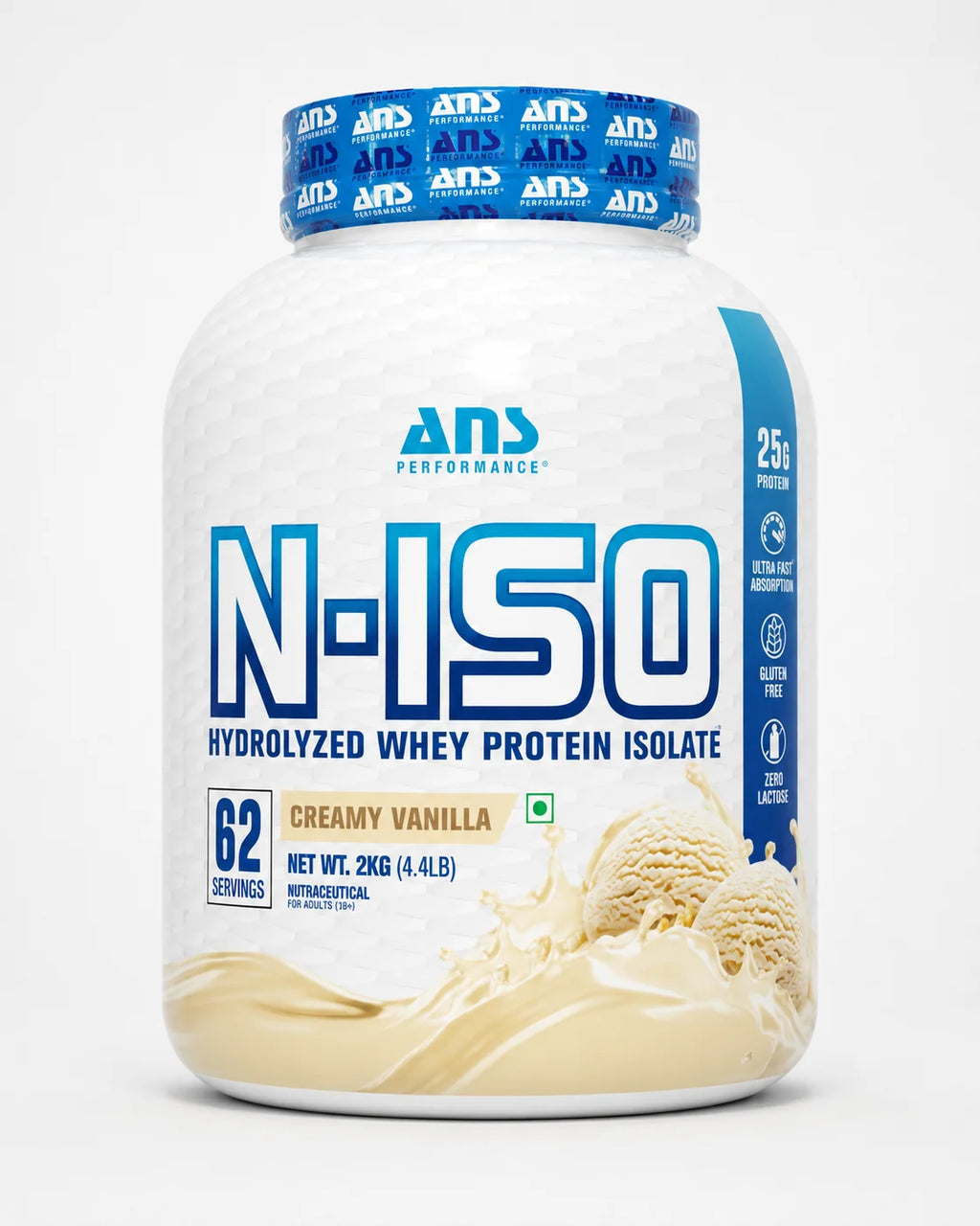ANS Performance N-ISO Hydrolyzed Whey Protein Isolate (Milk Chocolate / Cookies & Cream | Vanilla) 4.4LB (2kg)