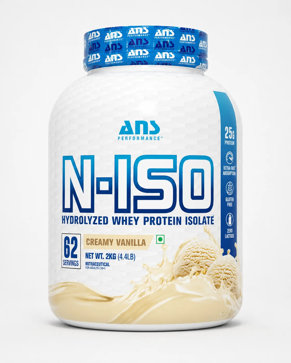 ANS Performance N-ISO Hydrolyzed Whey Protein Isolate (Milk Chocolate / Cookies & Cream | Vanilla) 4.4LB (2kg)