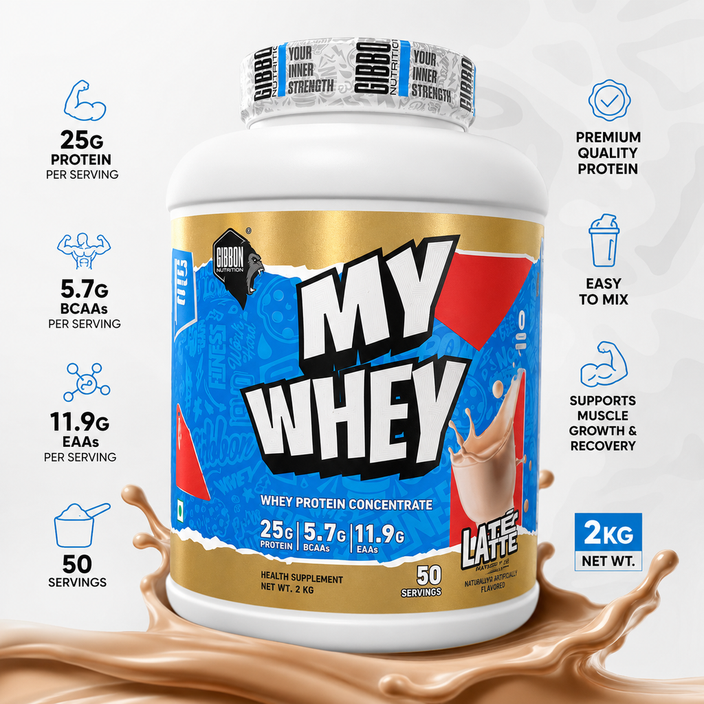 Gibbon Nutrition My Whey - Latte Whey Protein Concentrate (2 kg)