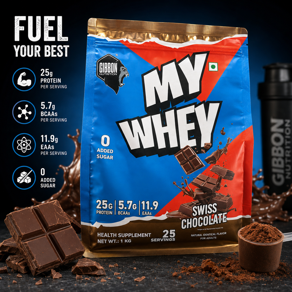 Gibbon Nutrition My Whey - Swiss Chocolate (1 kg, 25g Protein)
