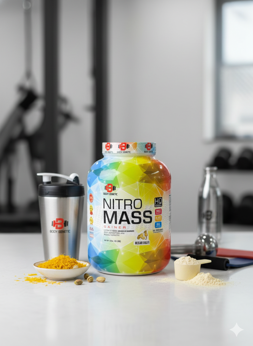 Body Genetic Nitro Mass Gainer - Ultra Filtered Muscle Gainer (2.75Kg)