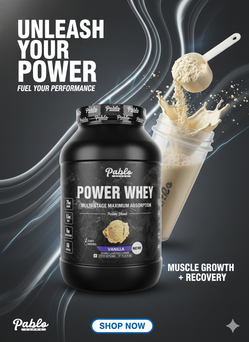 Pablo Supps Power Whey – Multi-Stage Maximum Absorption Power Blend