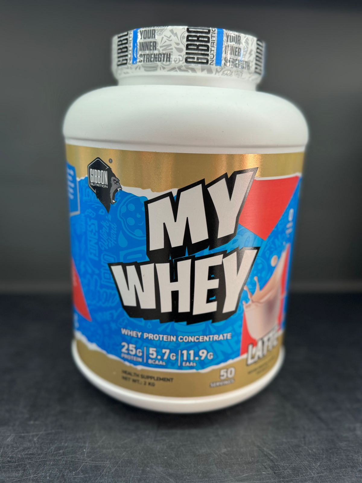 Gibbon Nutrition My Whey - Latte Whey Protein Concentrate (2 kg)