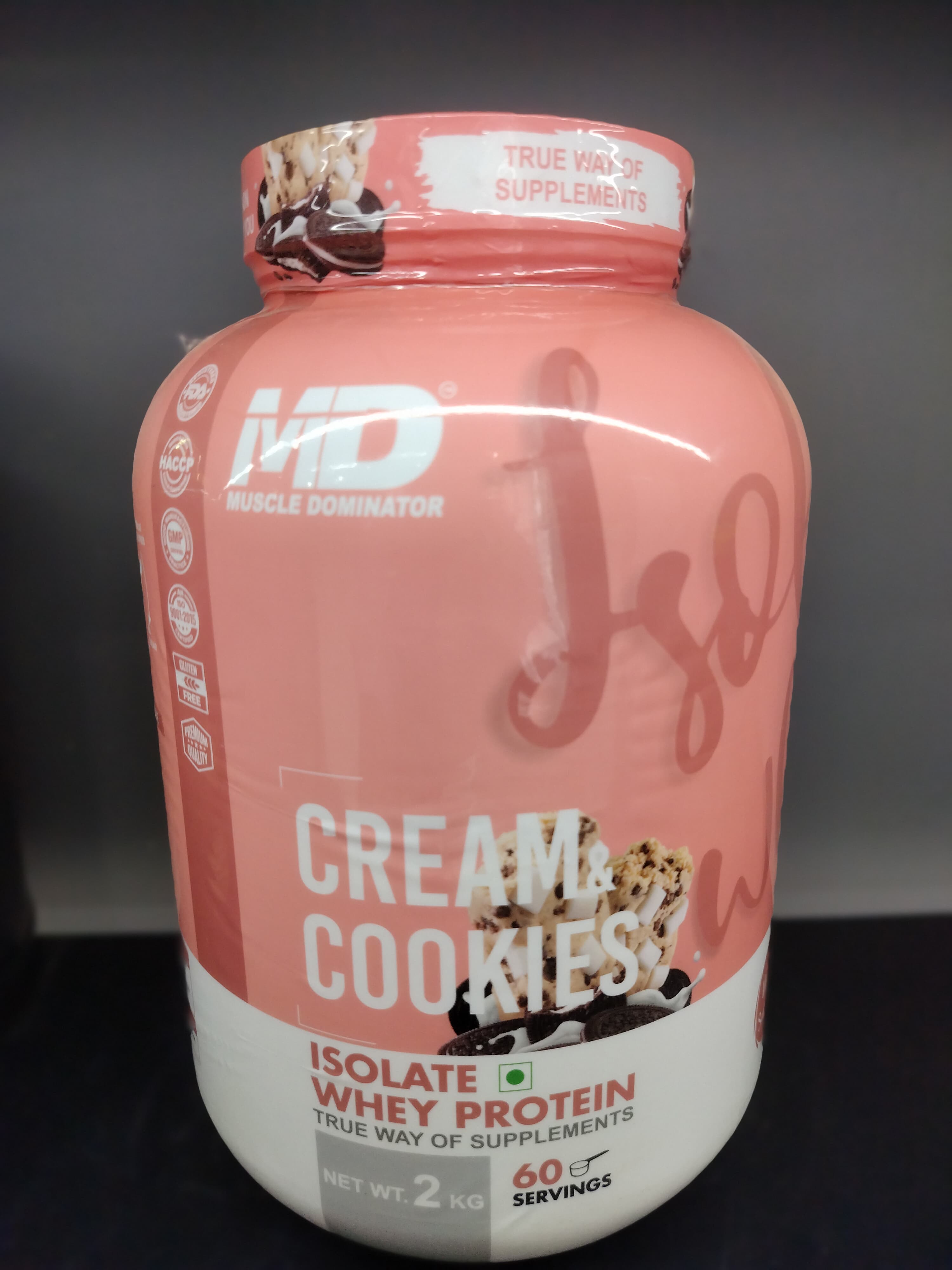 MD Isolate Whey Protein | 28 G Protein | 6 G BCAA