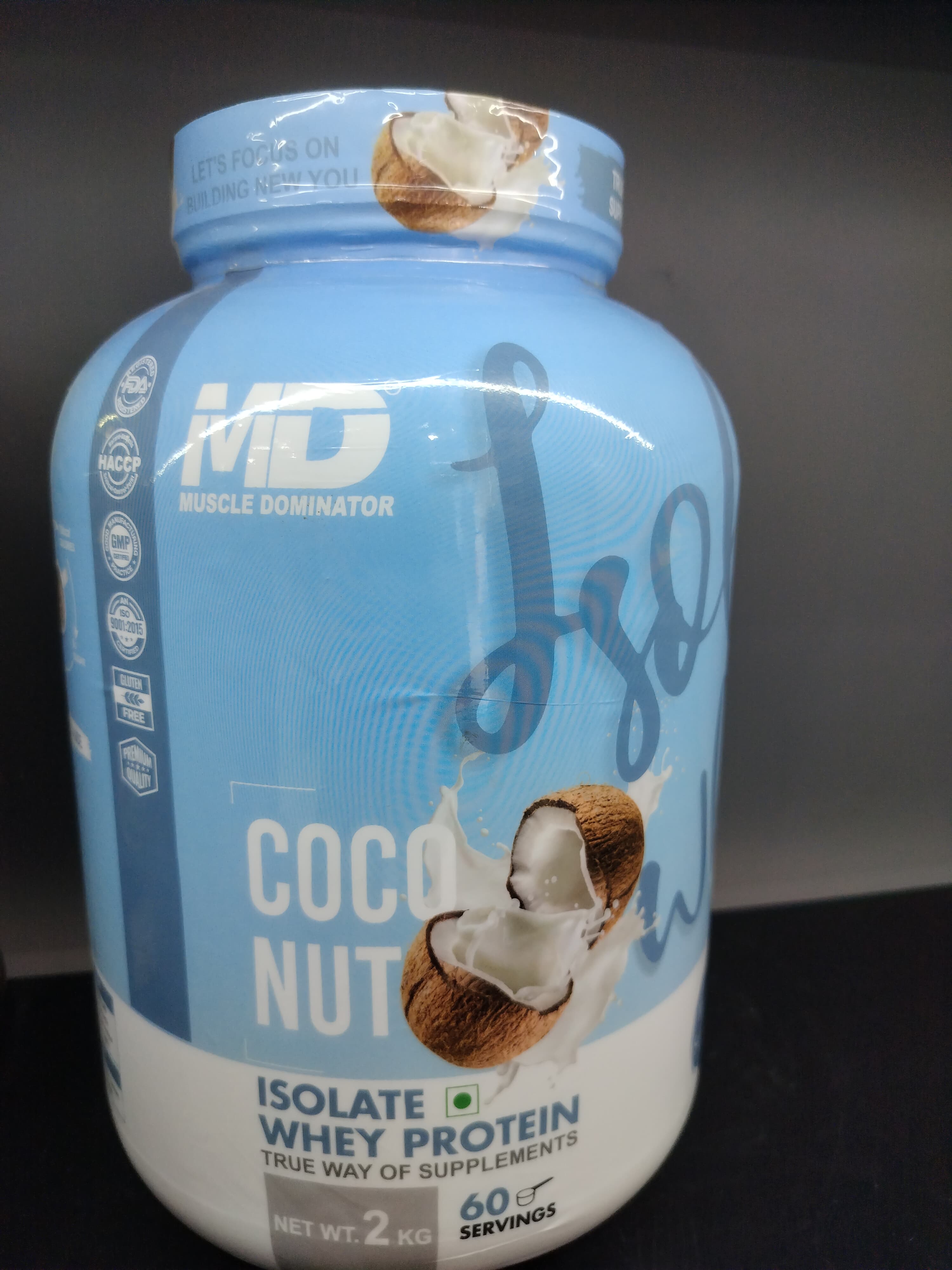 MD Isolate Whey Protein | 28 G Protein | 6 G BCAA