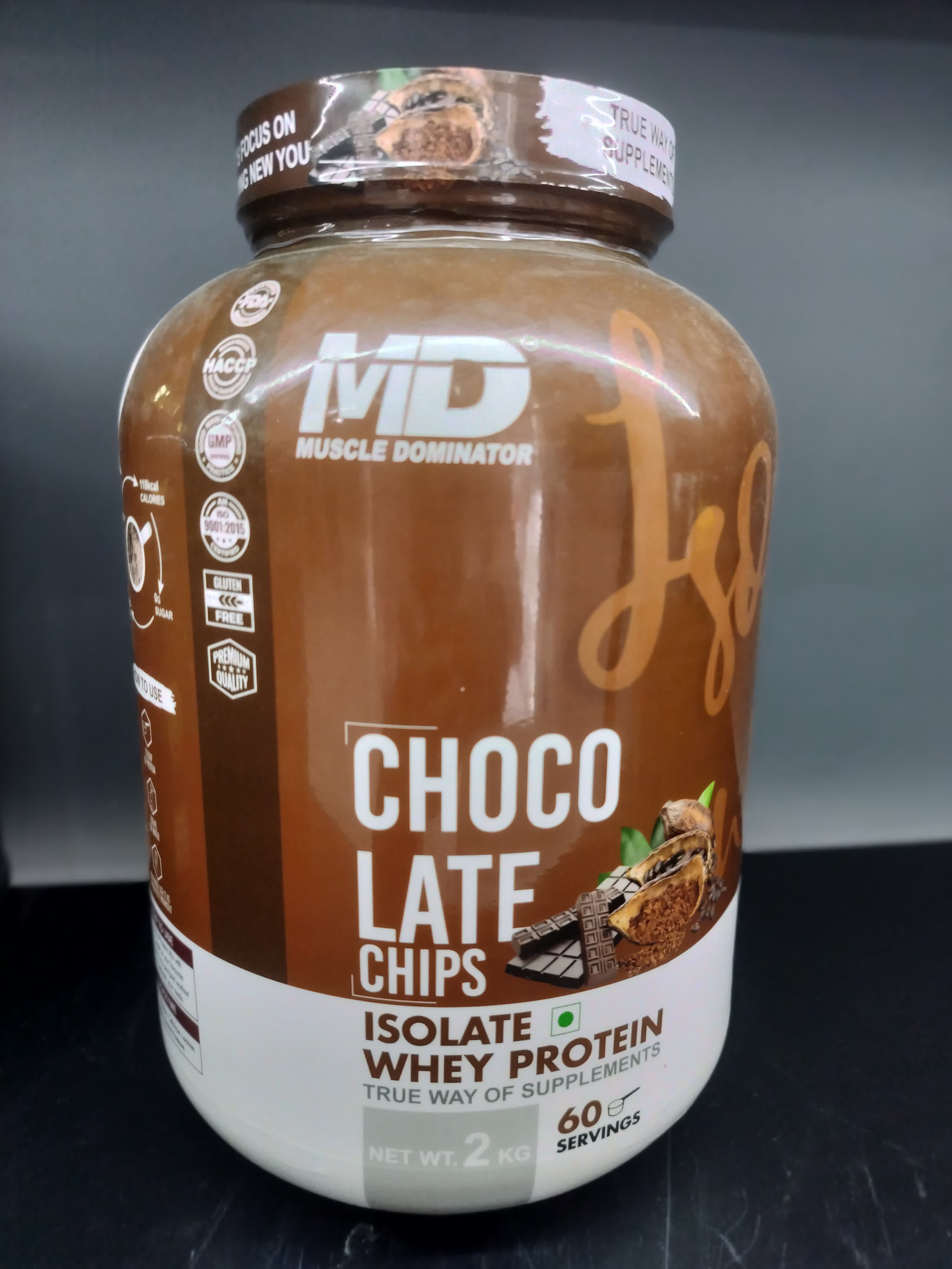 MD Isolate Whey Protein | 28 G Protein | 6 G BCAA