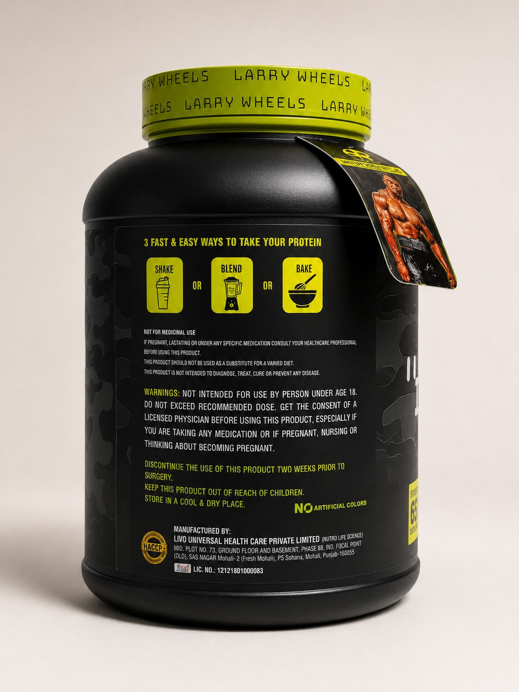 PR Supplements Whey Isolate Larry Wheels (Cafe Mocha, Mango)