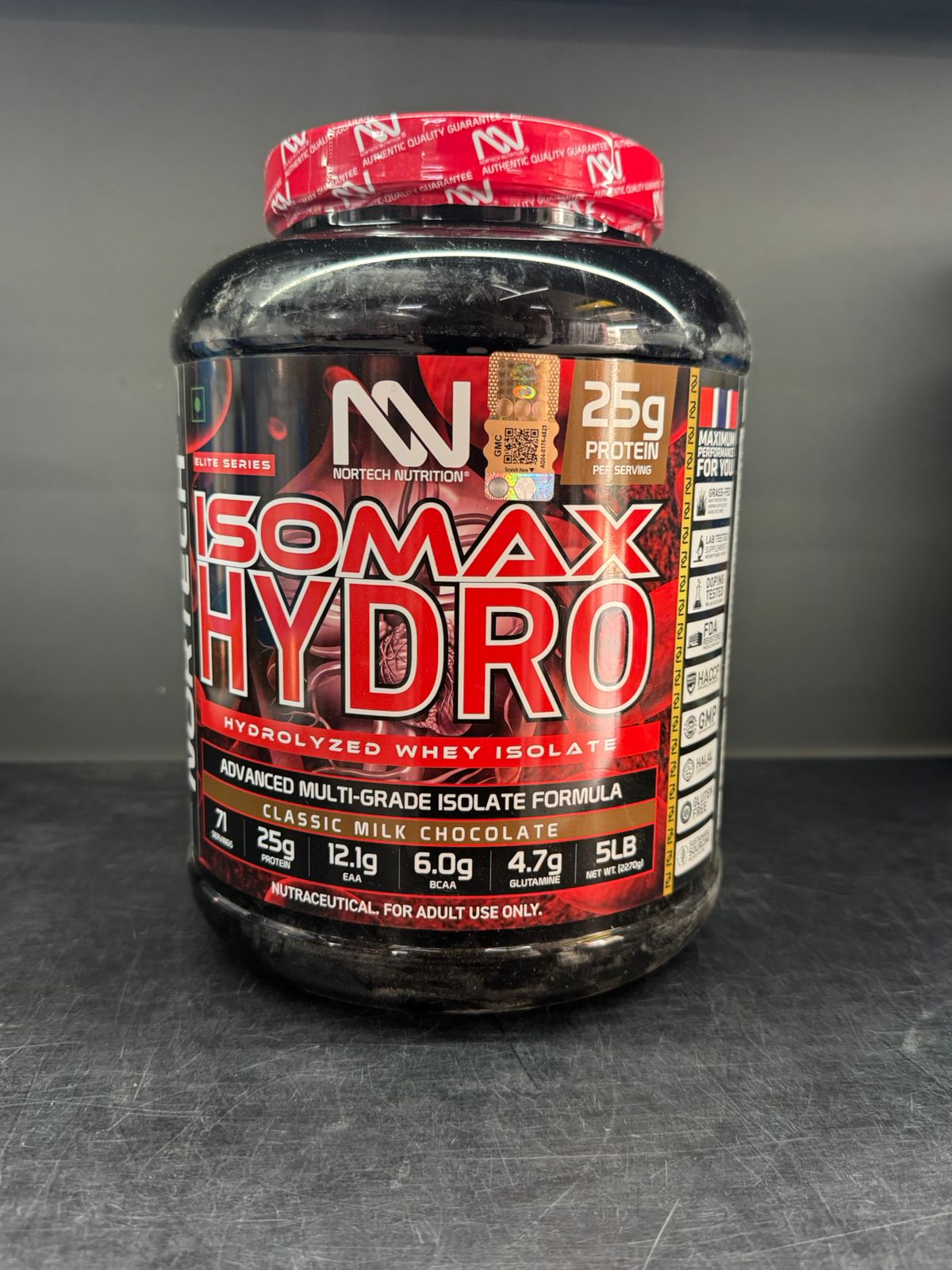 Nortech Isomax Hydro - Hydrolyzed Whey Isolate, Classic Milk Chocolate (5 lb)
