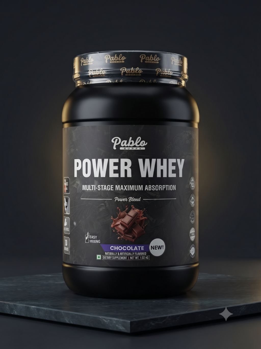 Pablo Supps Power Whey – Multi-Stage Maximum Absorption Power Blend