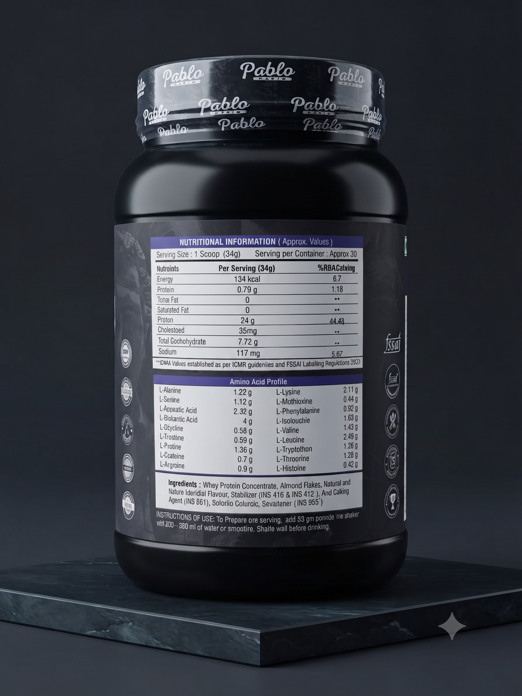 Pablo Supps Power Whey – Multi-Stage Maximum Absorption Power Blend