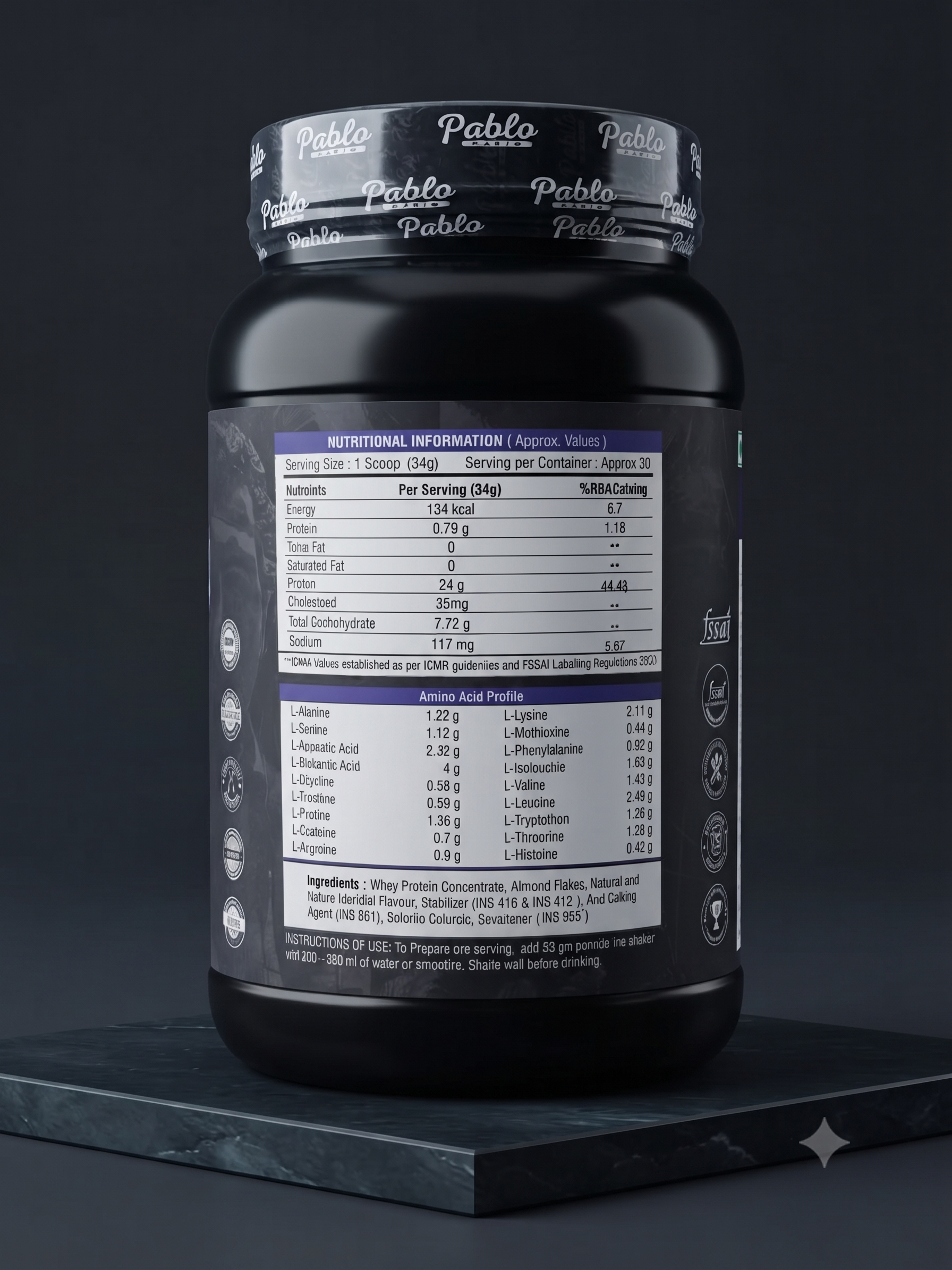 Pablo Supps Power Whey – Multi-Stage Maximum Absorption Power Blend