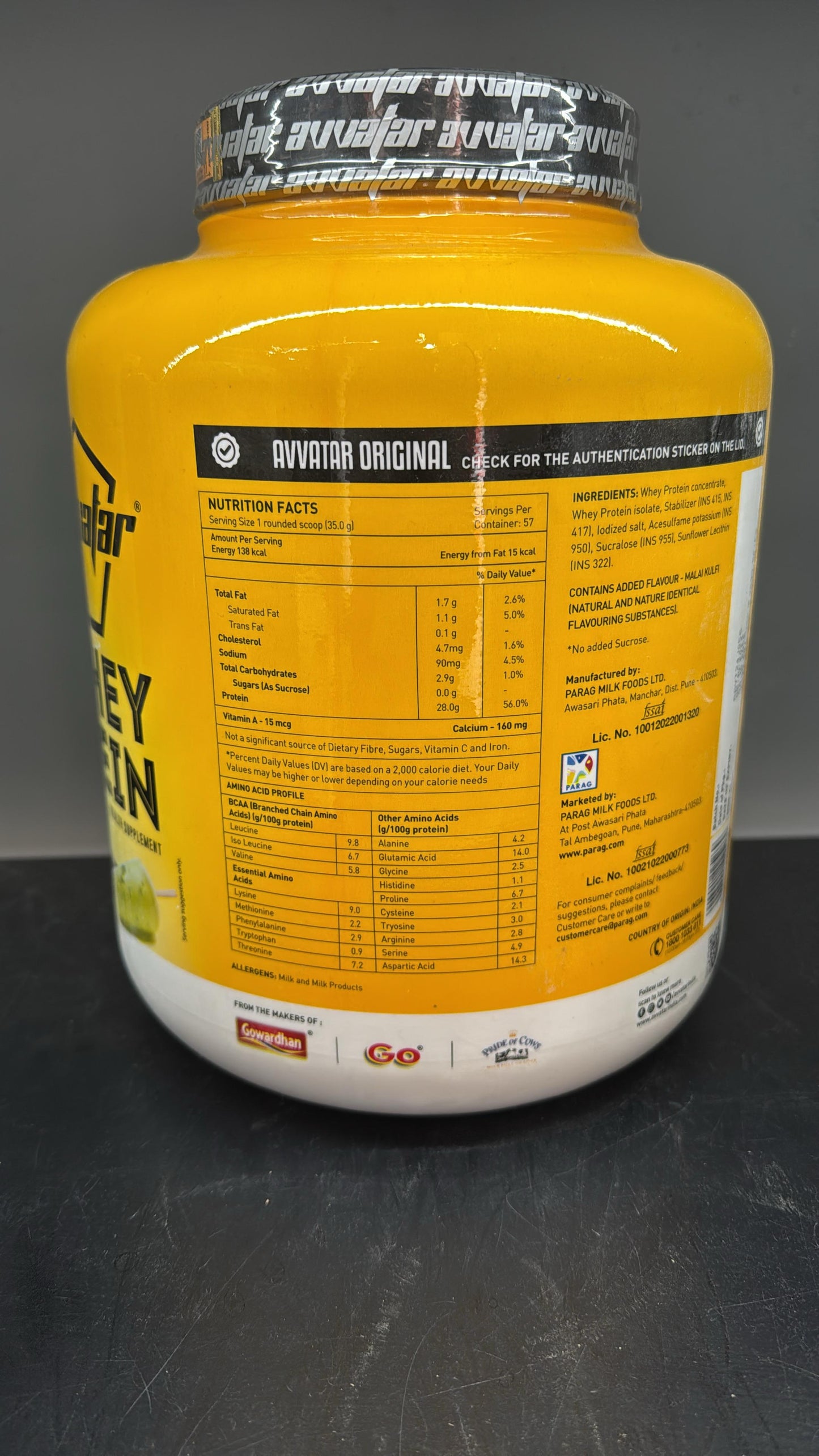 Avvatar Whey Protein 2 kg