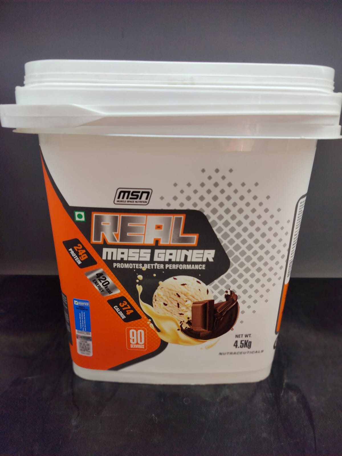 Msn Real Mass Gainer 4.5kg Bkt