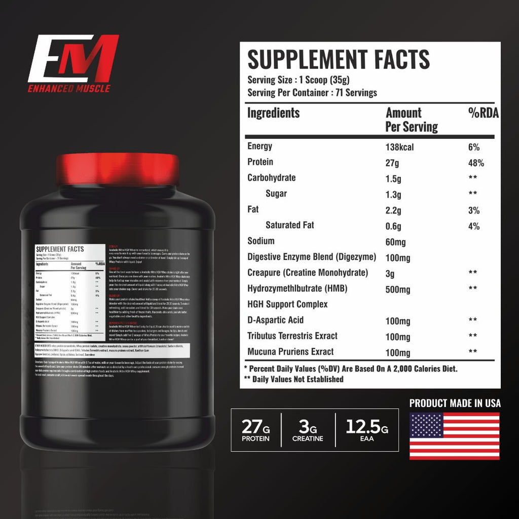 NITRO HGH FLEX WHEY PROTEIN 2.5KG