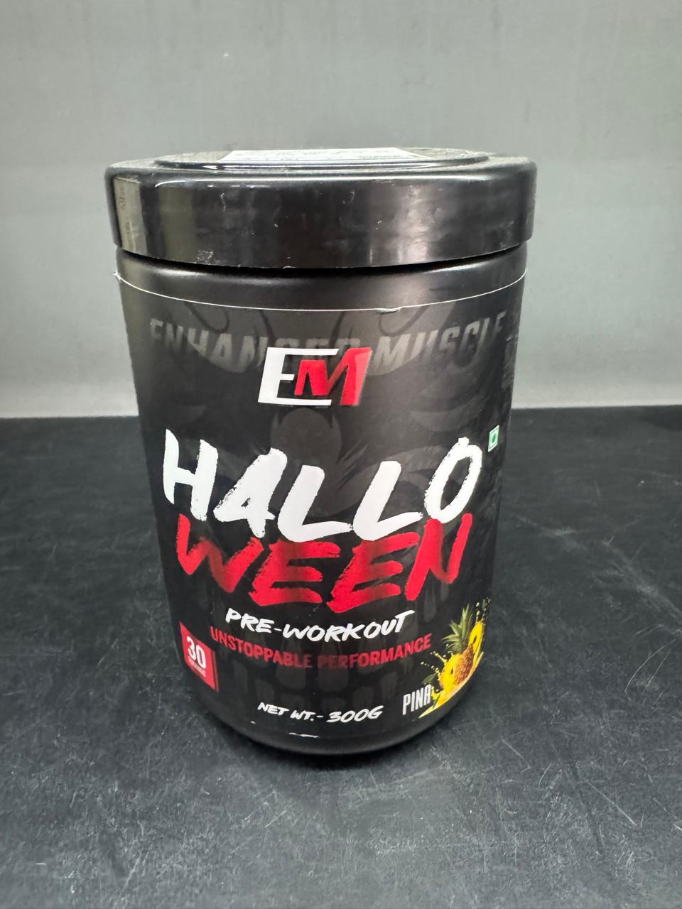 Enhanced Muscle Halloween Pre-Workout Flavor: Pineapple (Pina) Size: 300g