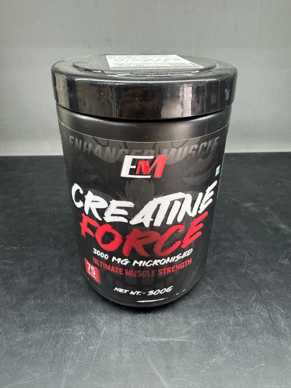 Enhanced Muscle: Creatine Force (3000mg Micronized)