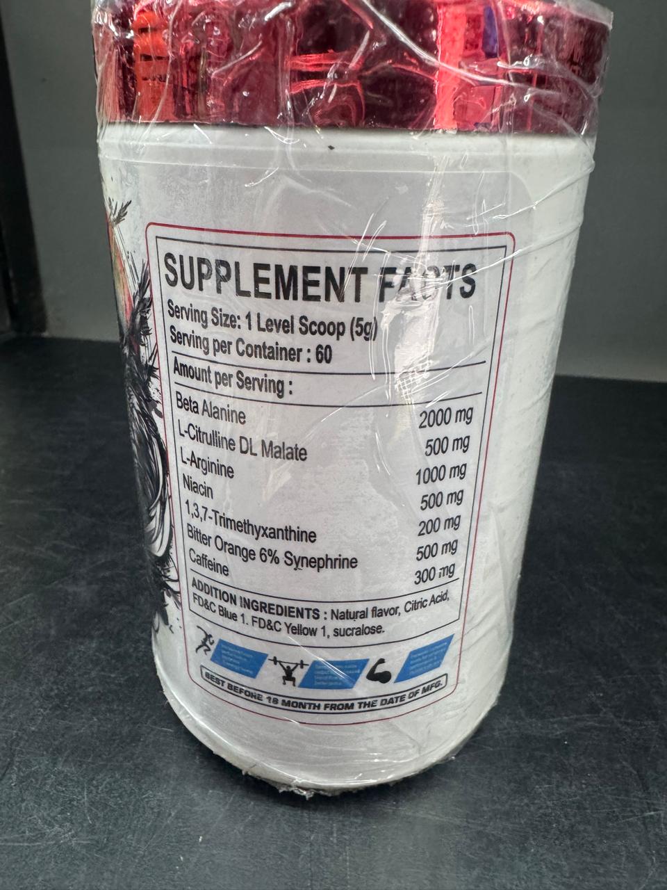 Dream Sports Beast Attack Pre-Workout Flavor: Mixed Berry