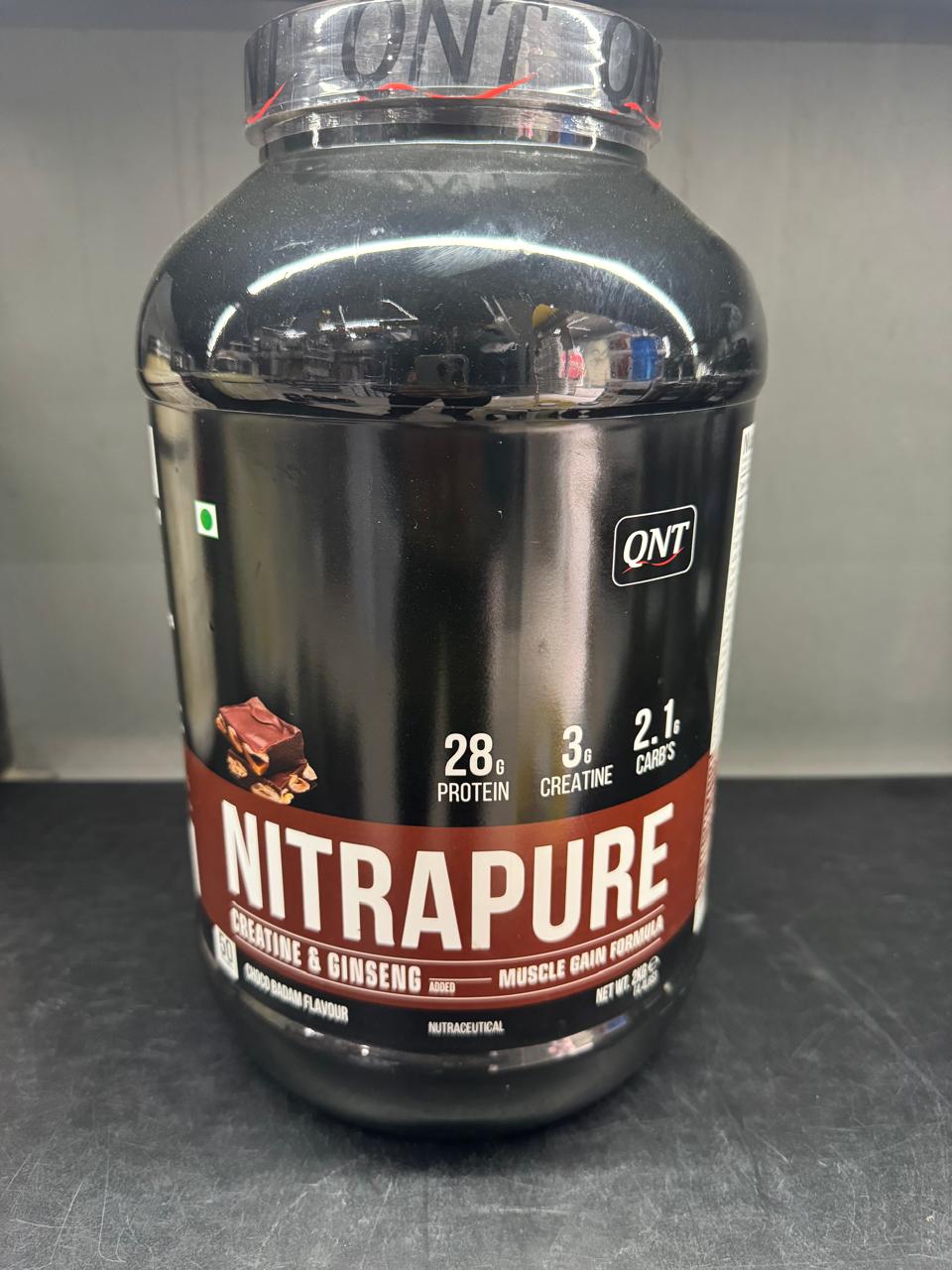 QNT Nitrapure Muscle Gain Formula – Choco Badam Flavour (2kg)