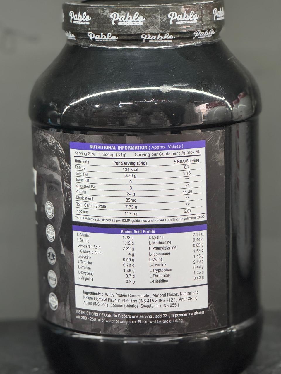 Pablo Supps Power Whey – Multi-Stage Maximum Absorption Power Blend