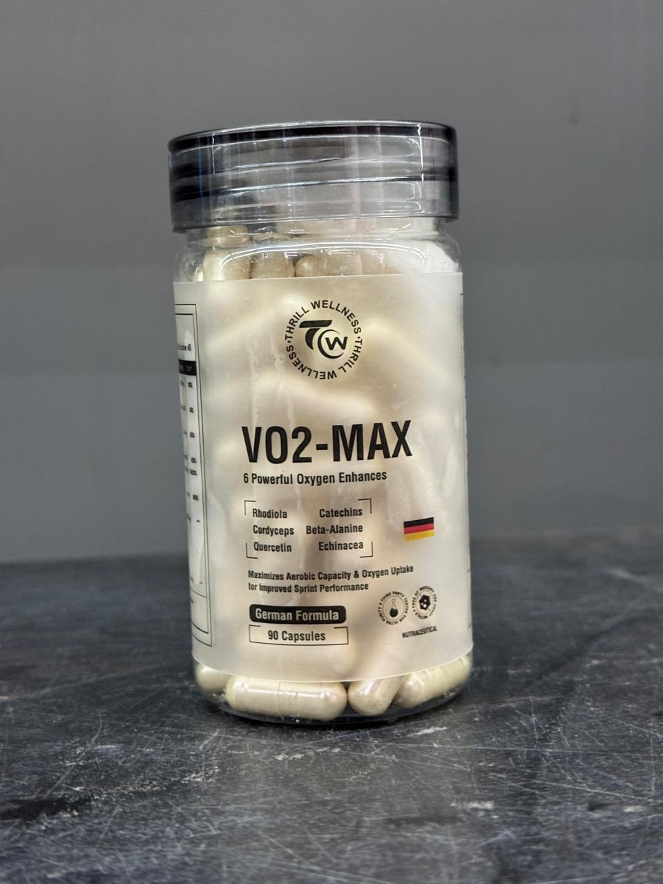 Thrill Wellness VO2-MAX – German Formula Performance Enhancer (90 Capsules)