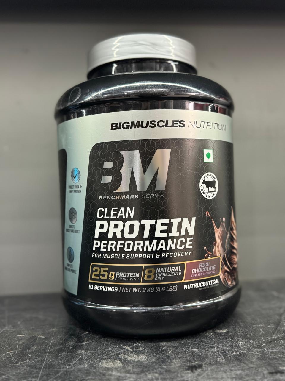 Bigmuscles Nutrition Benchmark Series: Clean Protein Performance - Rich Chocolate