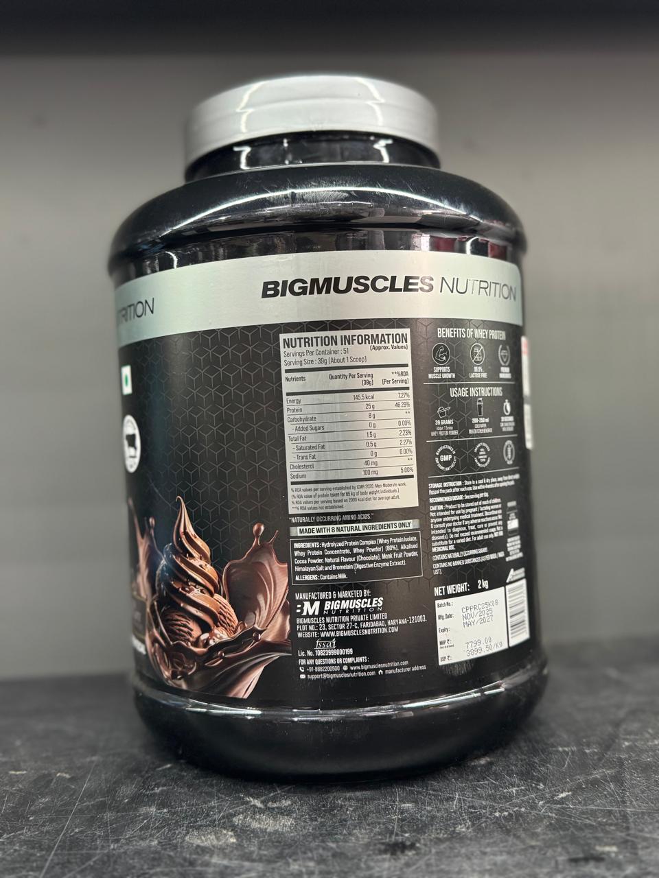Bigmuscles Nutrition Benchmark Series: Clean Protein Performance - Rich Chocolate
