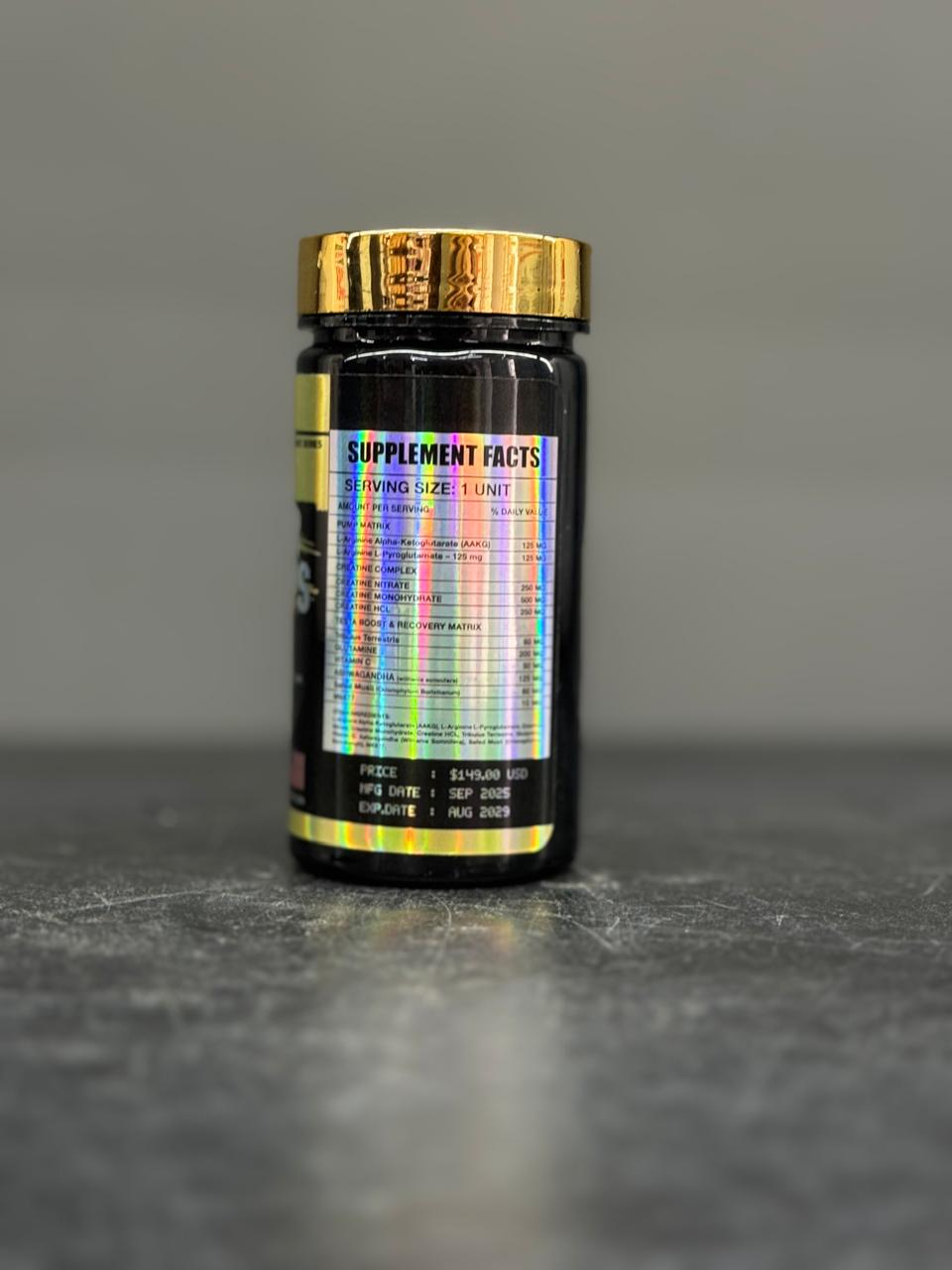 Global Pharma BIGGER BICEPS - Advanced Muscle Formula for Pump, Gain, Strength & Recovery (30 Units)