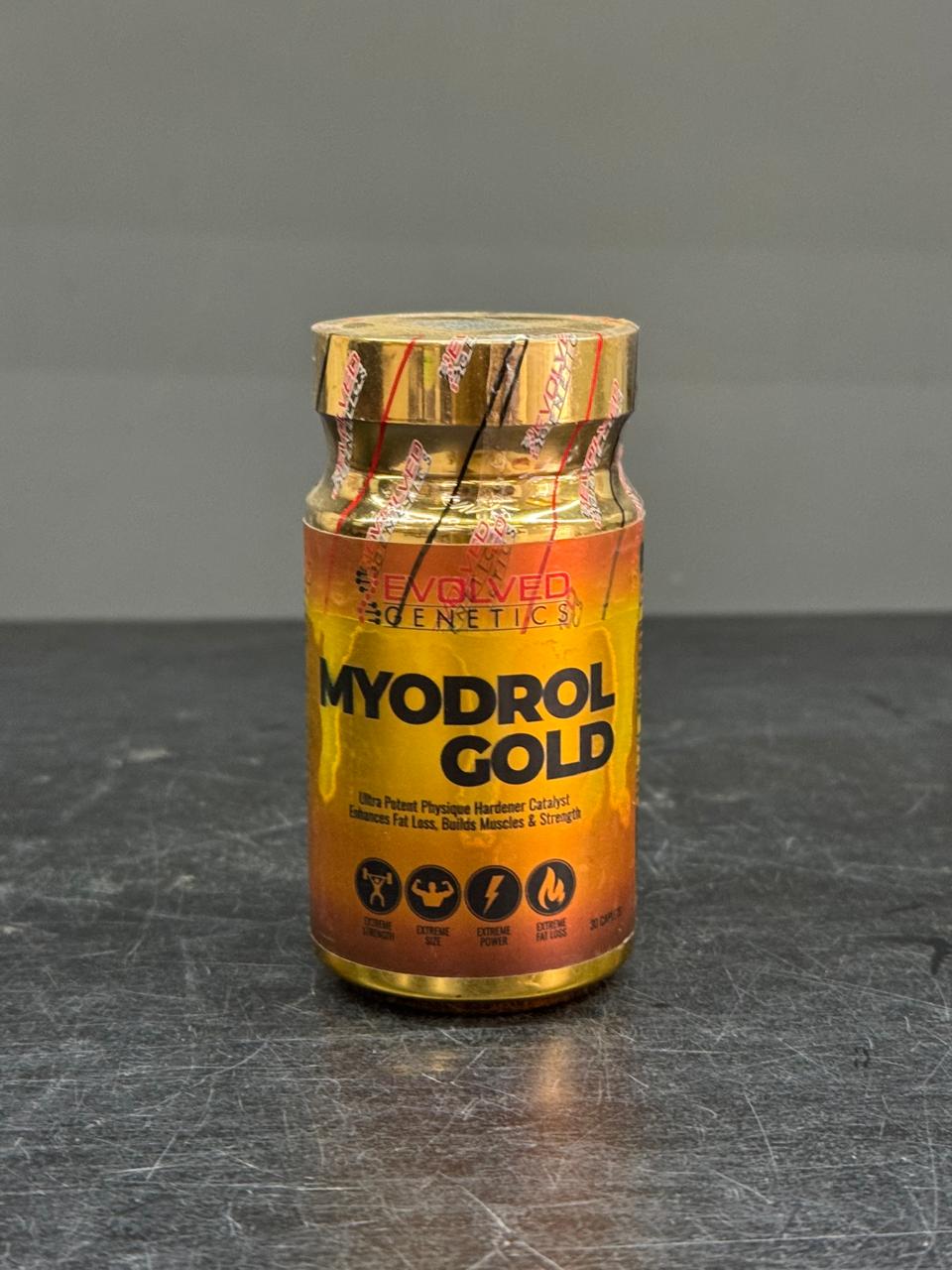 Evolved Genetics Myodrol Gold - Ultra Potent Physique Hardener Catalyst - 30 Caplets - Gain