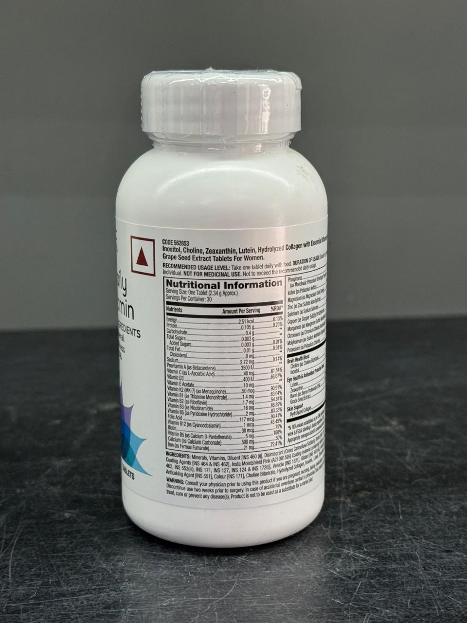 GNC Women's One Daily Multivitamin with 32 Premium Ingredients - 30 Tablets