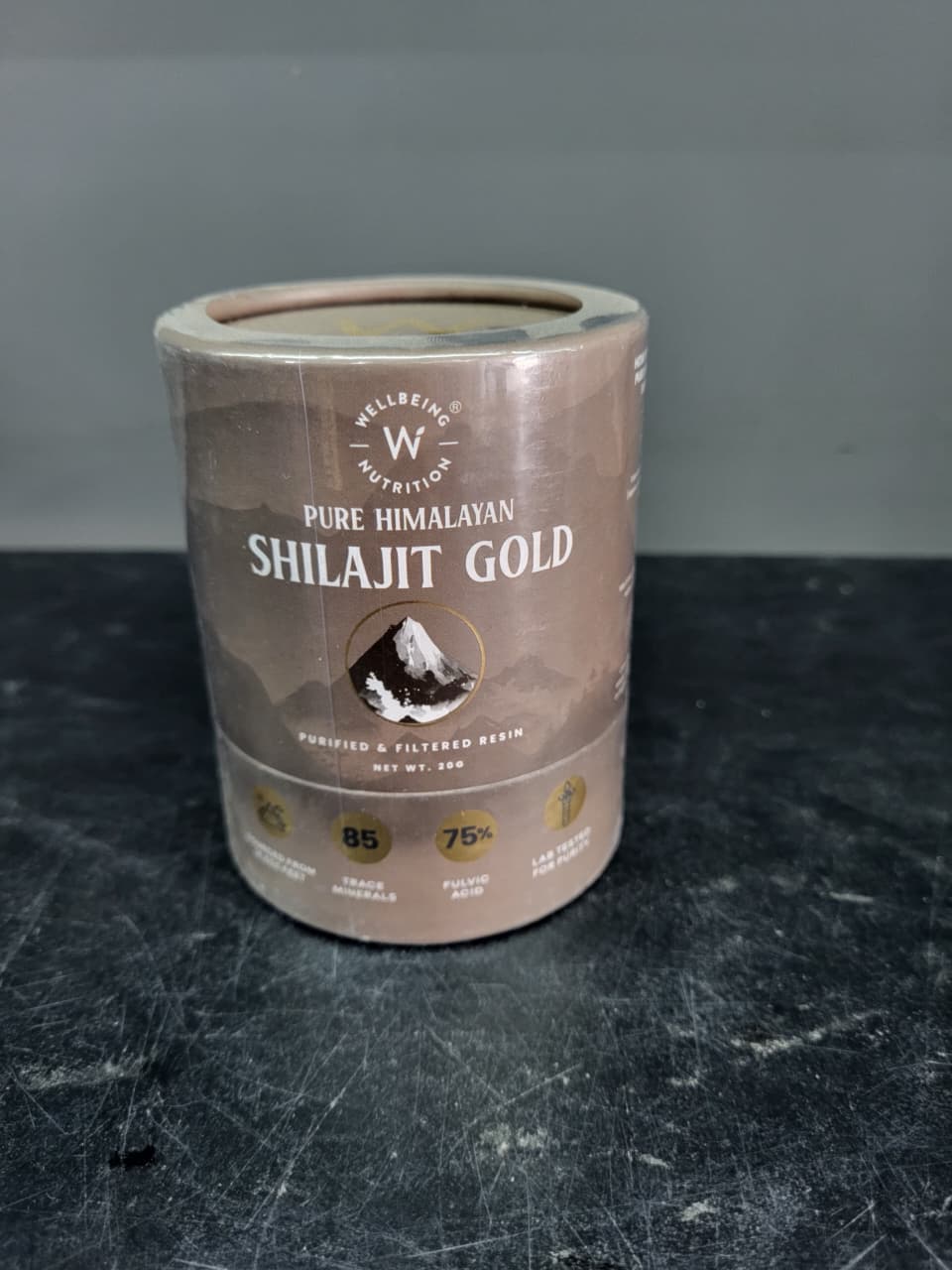 Wellbeing Nutrition | Pure Himalayan SHILAJIT GOLD – Purified & Filtered Resin (20g)
