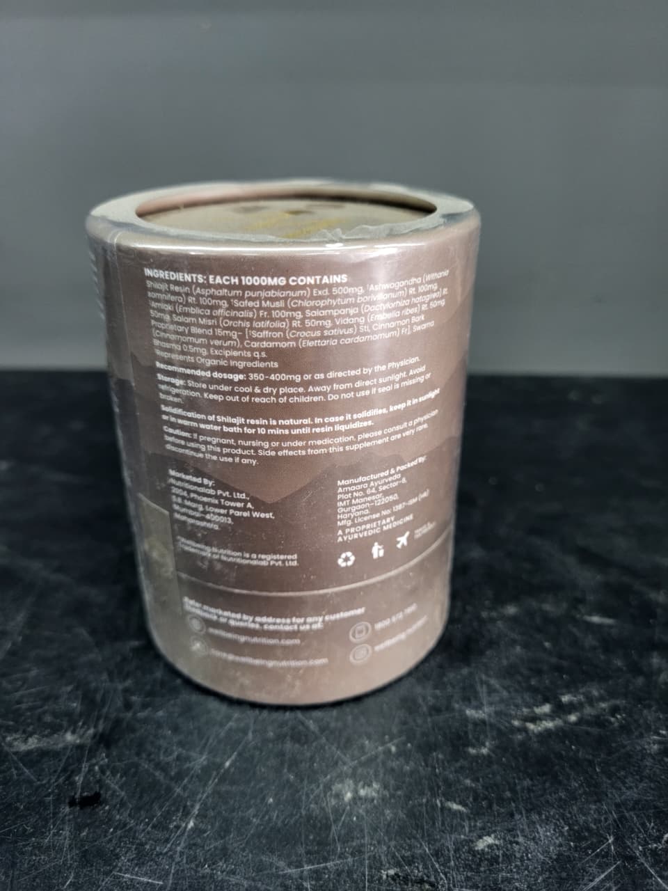 Wellbeing Nutrition | Pure Himalayan SHILAJIT GOLD – Purified & Filtered Resin (20g)