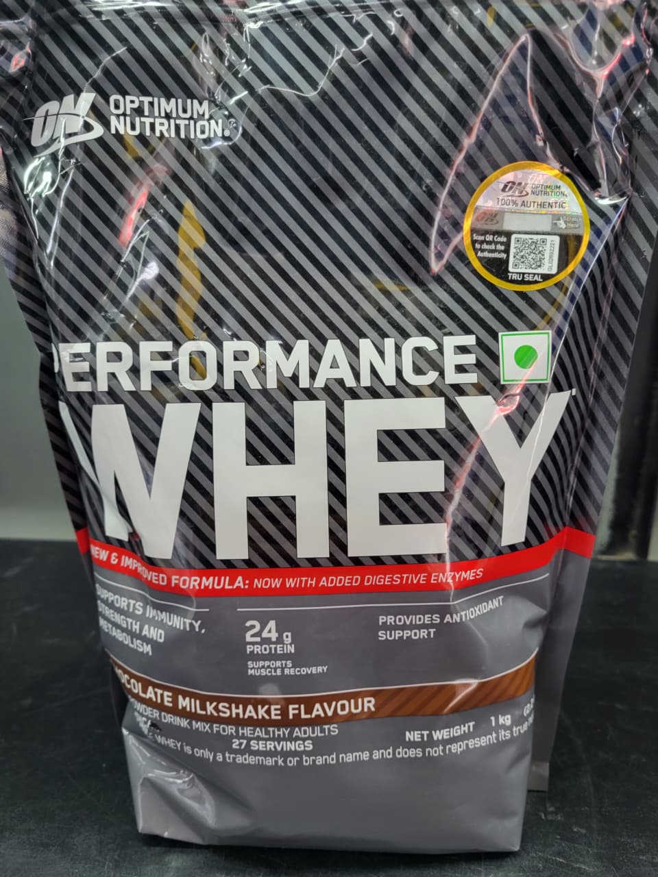 Optimum Nutrition (ON) Performance Whey - Chocolate Milkshake (1kg)