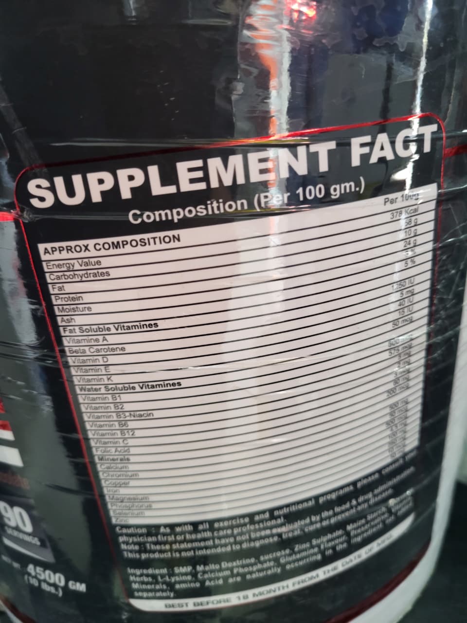 Muscle Cuts Nutrition Muscle Blast | High Protein Mass Gainer Powder – Milk Chocolate (4.5kg/10lbs)