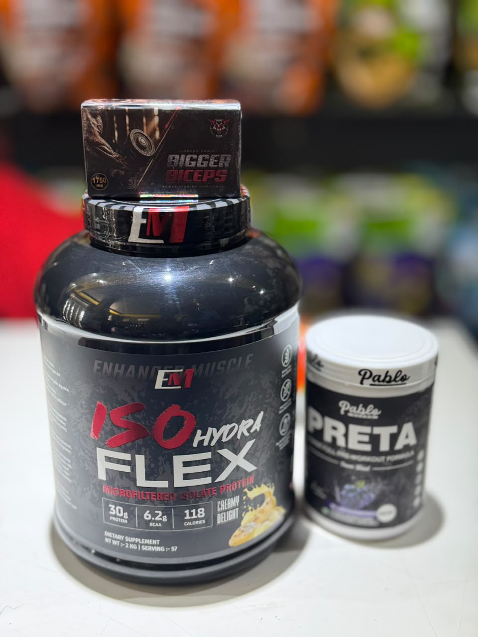 Premium Protein • Powerful Pre-Workout • Muscle Support Formula